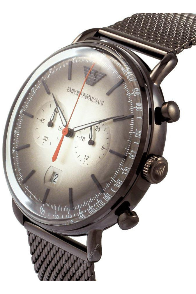 Buy Emporio Armani Men's Quartz Stainless Steel Grey Dial 43mm Watch AR11169 in Pakistan