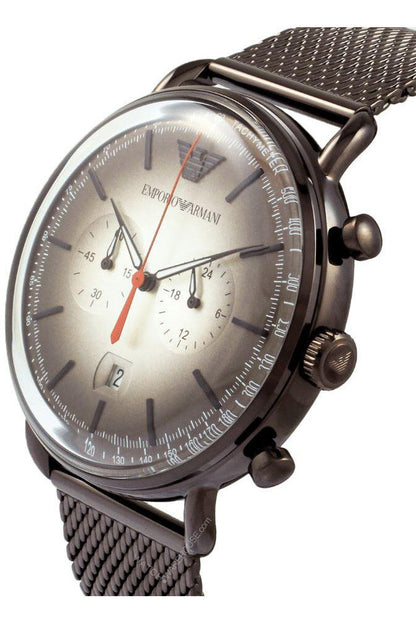 Buy Emporio Armani Men's Quartz Stainless Steel Grey Dial 43mm Watch AR11169 in Pakistan