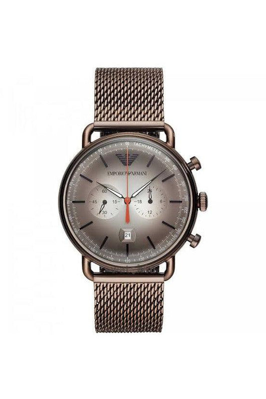 Buy Emporio Armani Men's Quartz Stainless Steel Grey Dial 43mm Watch AR11169 in Pakistan