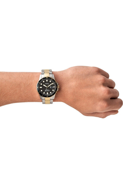 Buy Fossil Men's Quartz Stainless Steel Black Dial 42mm Watch FS5837 in Pakistan