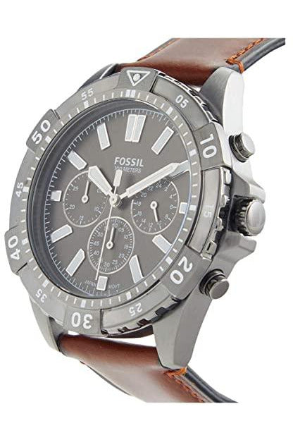 Buy Fossil Men's Chronograph Quartz Brown Leather Strap Grey Dial 44mm Watch FS5770 in Pakistan