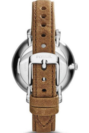 Buy Fossil Women's Quartz Brown Leather Strap White Dial 36mm Watch ES3708 in Pakistan
