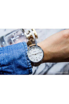 Buy Fossil Women's Quartz Brown Leather Strap White Dial 36mm Watch ES3708 in Pakistan