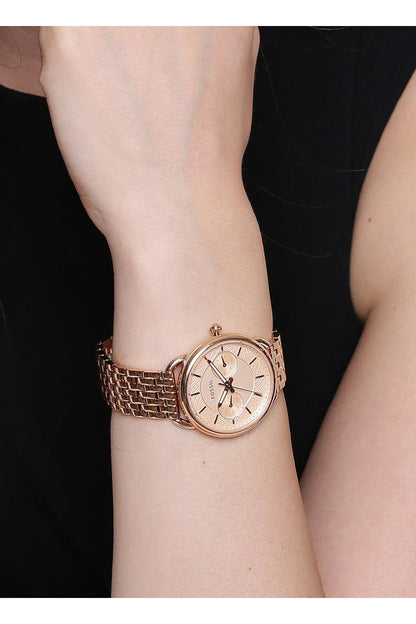 Buy Fossil Women's Quartz Stainless Steel Rose Gold Dial 36mm Watch ES3713 in Pakistan
