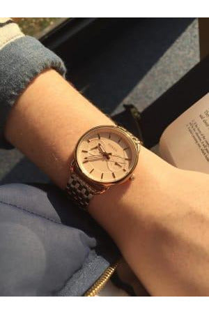 Buy Fossil Women's Quartz Stainless Steel Rose Gold Dial 36mm Watch ES3713 in Pakistan