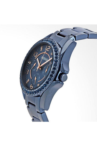 Buy Fossil Women's Quartz Blue Stainless Steel Blue Dial 38mm Watch ES4294 in Pakistan