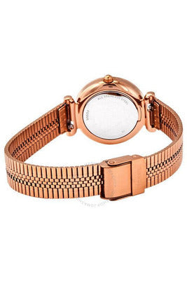 Buy Fossil Women's Quartz Rose Gold Stainless Steel Purple Dial 28mm Watch ES4646 in Pakistan