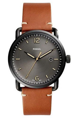 Buy Fossil Men's Quartz Leather Strap Black Dial 42mm Watch FS5276 in Pakistan