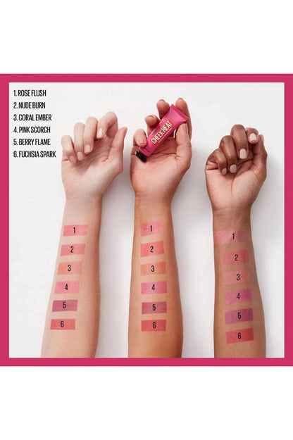 Buy Maybelline Cheek Heat Gel Cream Blush - Fuchsia Spark in Pakistan