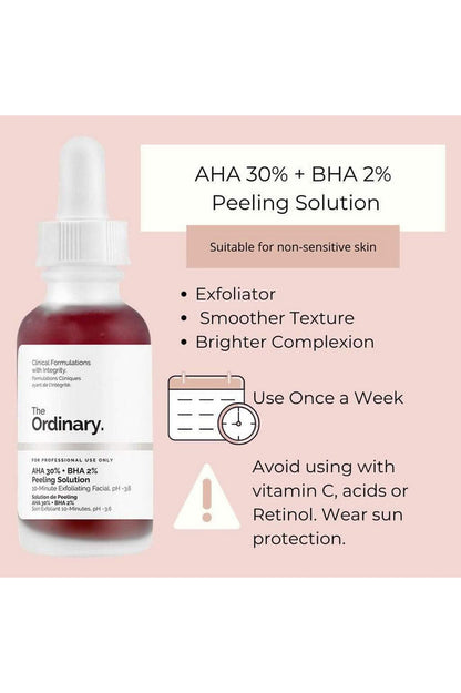 Buy Ordinary AHA 30% + BHA 2% Peeling Solution in Pakistan