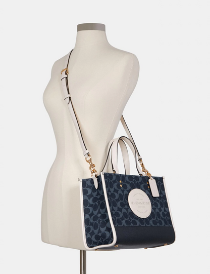 Buy Coach Dempsey Carryall In Signature Jacquard With Stripe And Coach Patch Bag Small in Pakistan