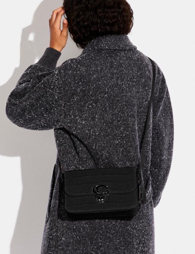 Buy Coach Shoulder Studio Bag - Black Croc Embosed in Pakistan