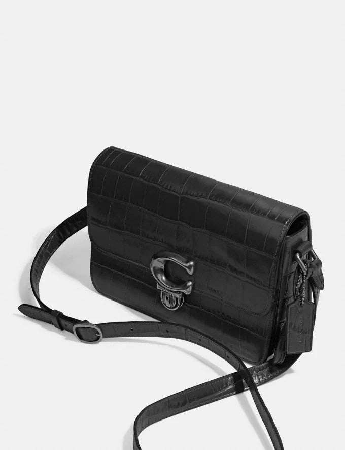 Buy Coach Shoulder Studio Bag - Black Croc Embosed in Pakistan