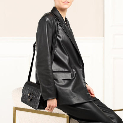 Buy Coach Shoulder Studio Bag - Black Croc Embosed in Pakistan