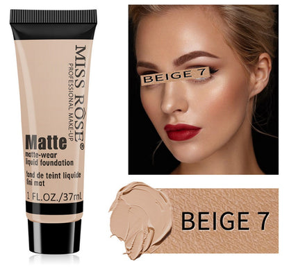 Buy Miss Rose Long Lasting Liquid Full Skin Coverage Soft Matte Foundation 37 - Ml in Pakistan