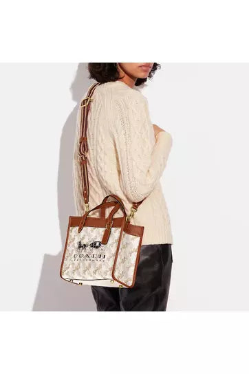 Buy Coach Horse and Carriage Tote 22 - White in Pakistan