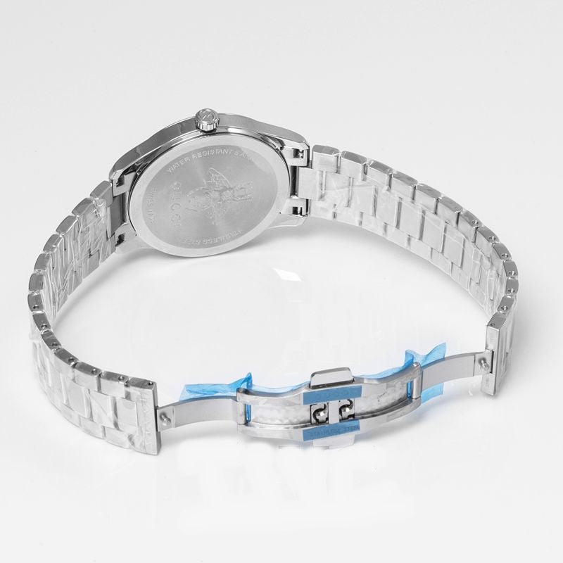 Buy Gucci Unisex Swiss Made Quartz Stainless Steel Black Dial 38mm Watch YA1264029A in Pakistan