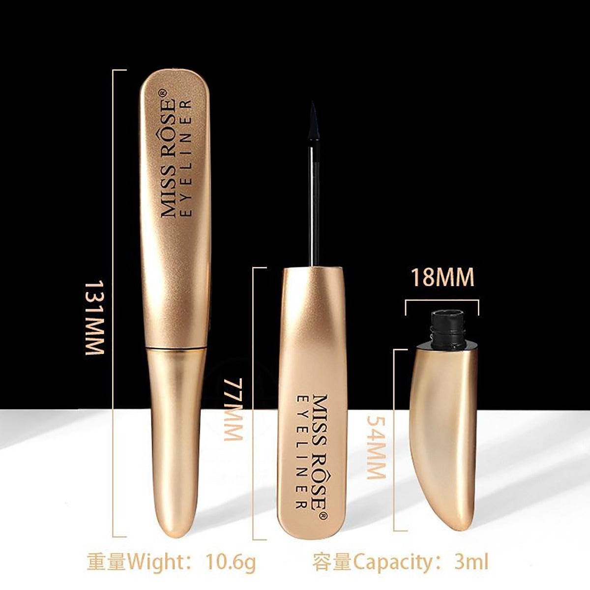 Buy Miss Rose Glamour Water Proof Eyeliner in Pakistan