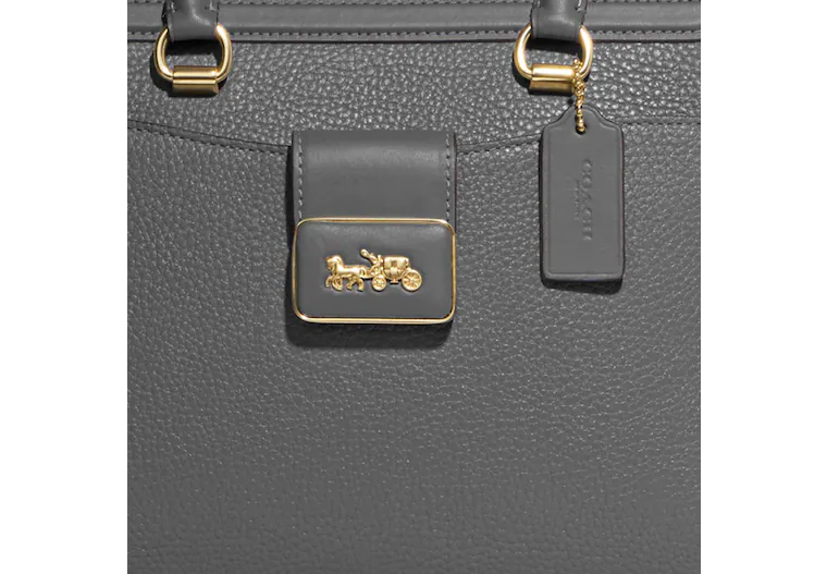 Buy Coach Grace Carryall Carriage Logo Satchel Bag Small - Vine in Pakistan
