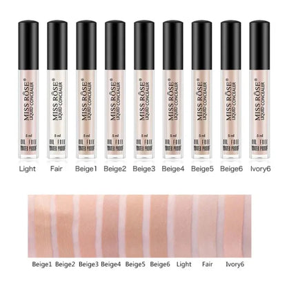 Buy Miss Rose Concealer Liquid Foundation & Brush - 3 Pcs Set in Pakistan