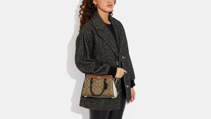Buy Coach Mini Darcie Carryall in Signature Canvas Bag Small in Pakistan