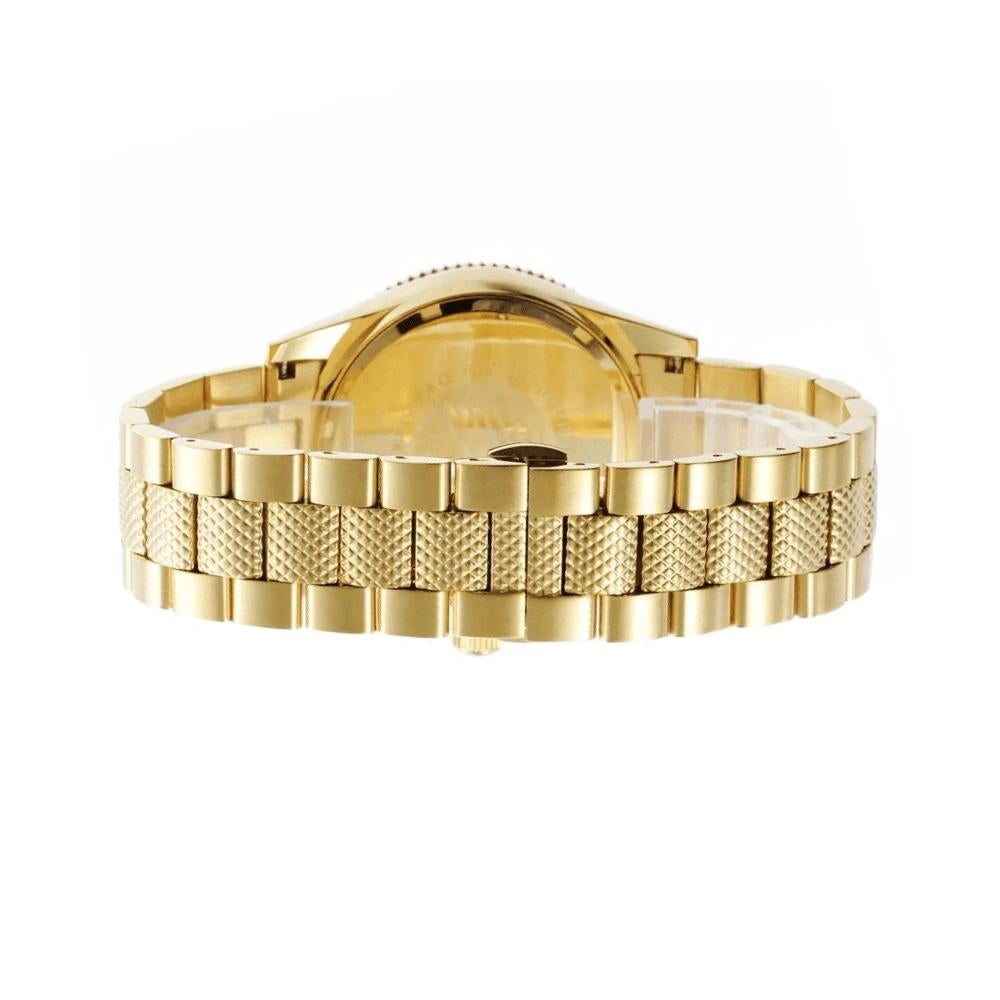 Buy Emporio Armani Black Dial Gold Steel Strap Watch for Men - AR5857 in Pakistan