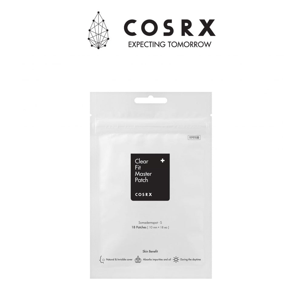 COSRX clear fit master patch packaging on a white background