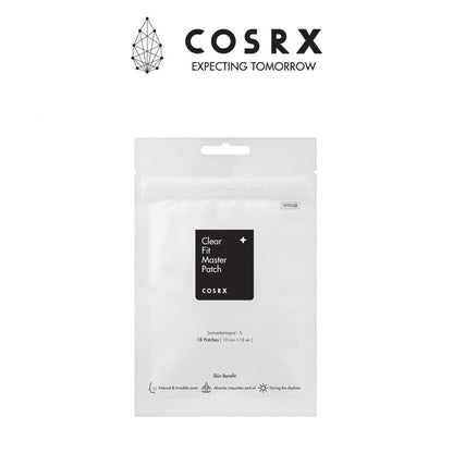 COSRX clear fit master patch packaging on a white background