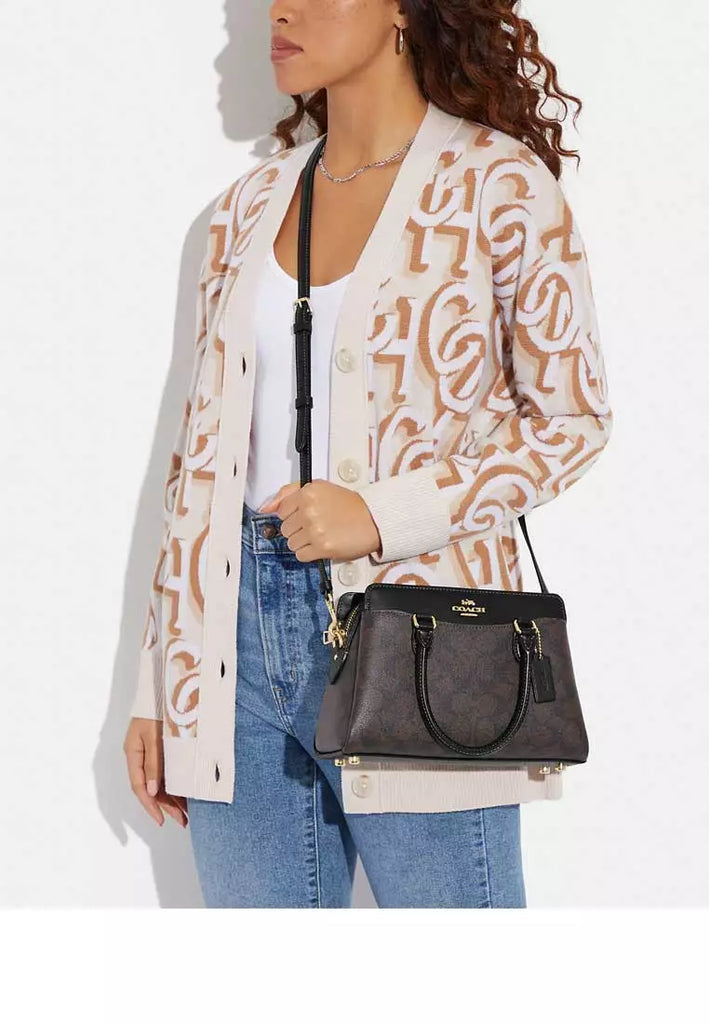 Buy Coach Mini Darcie Carryall in Signature Canvas Bag Small in Pakistan