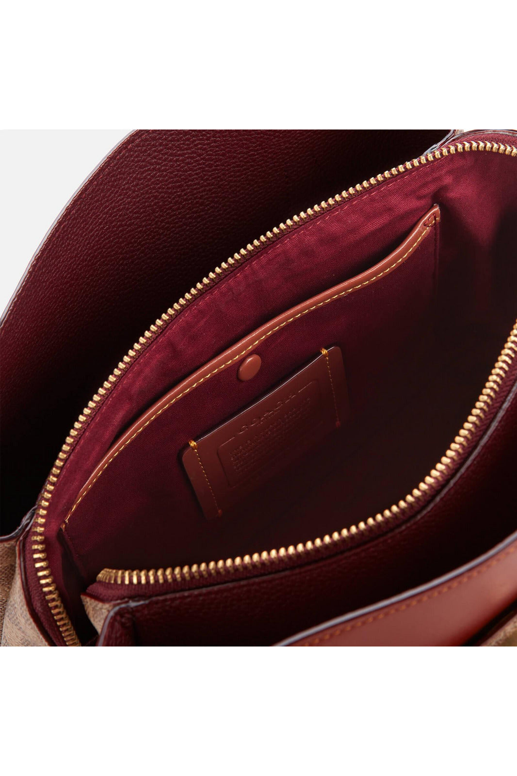 Buy Coach Signature Leather Tote 30 - Maroon in Pakistan