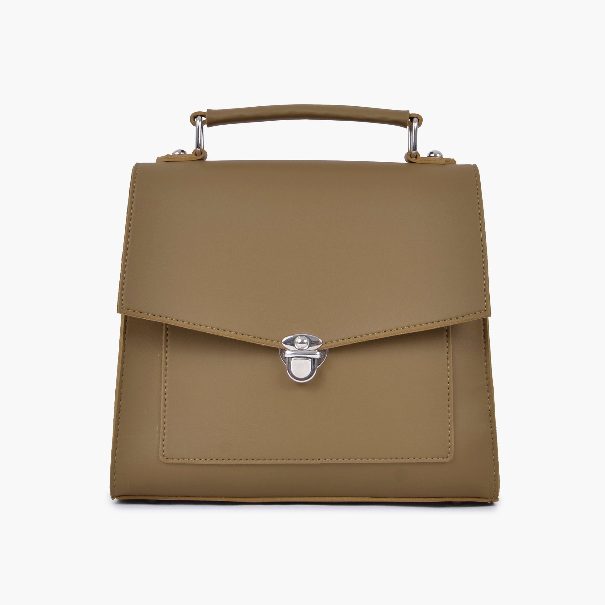 Buy Push Lock Messenger Bag - Coffee in Pakistan
