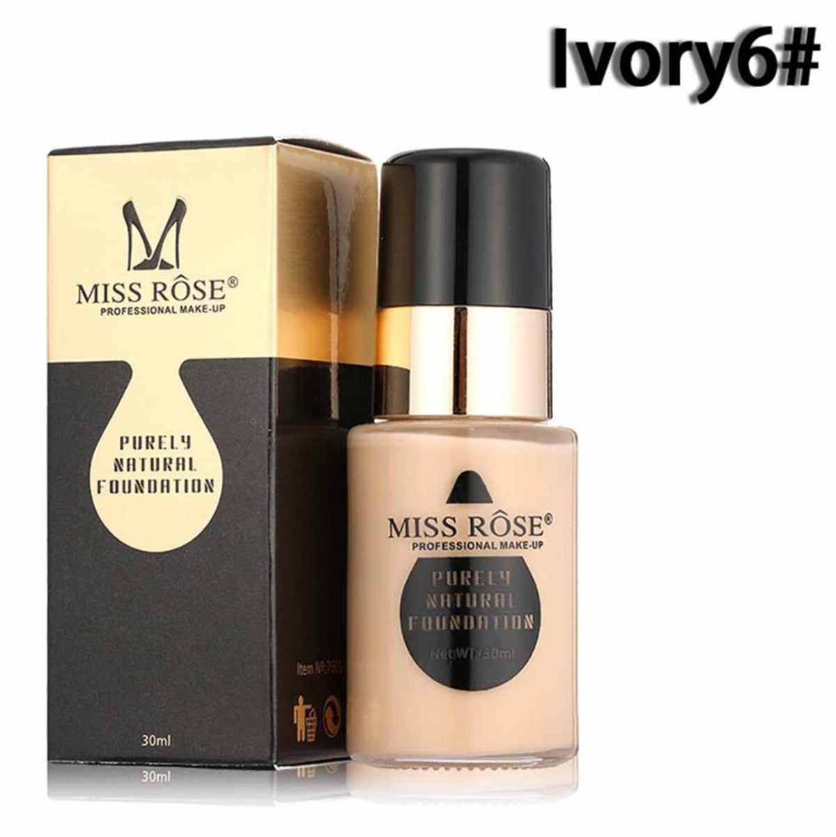 Buy Miss Rose 5 In 1 Exclusive Deal Lipstick Liquid Foundation Concealer Eye Liner Blender in Pakistan