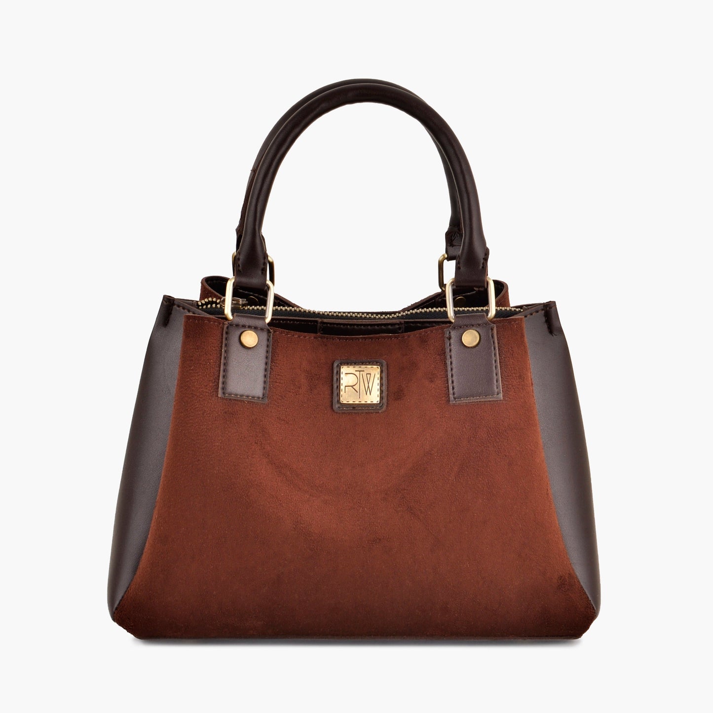 Buy Suede Mini Bag - Dark Brown in Pakistan