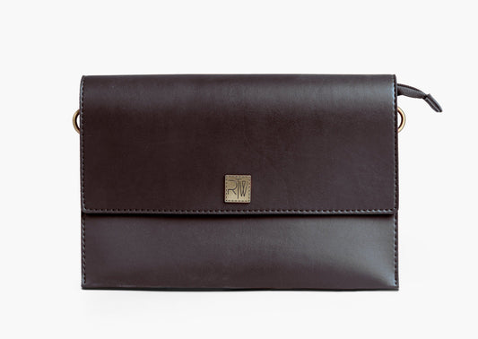 Buy Envelope Shoulder Bag - Dark Brown in Pakistan