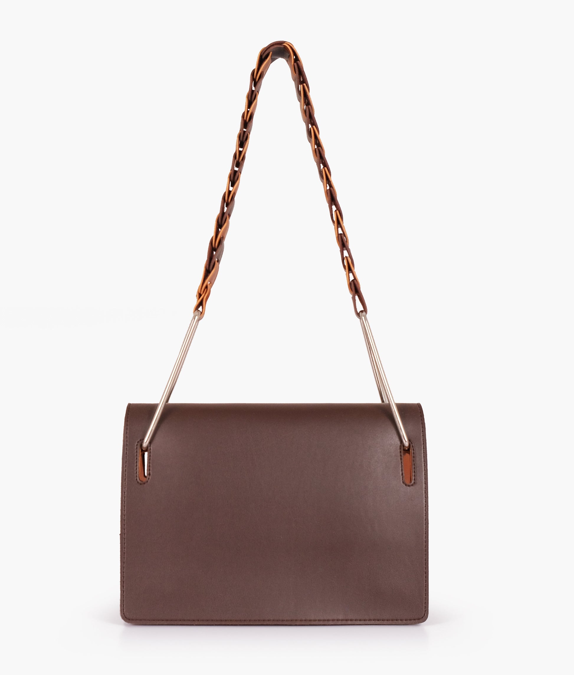 Buy Loop Strap Shoulder Bag - Dark Brown in Pakistan