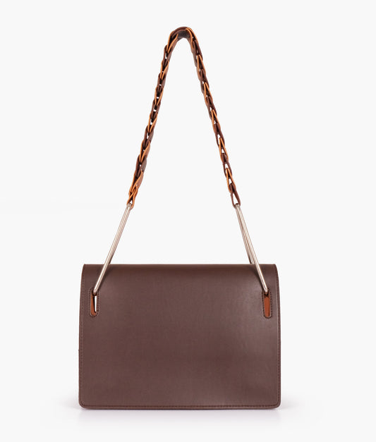 Buy Loop Strap Shoulder Bag - Dark Brown in Pakistan
