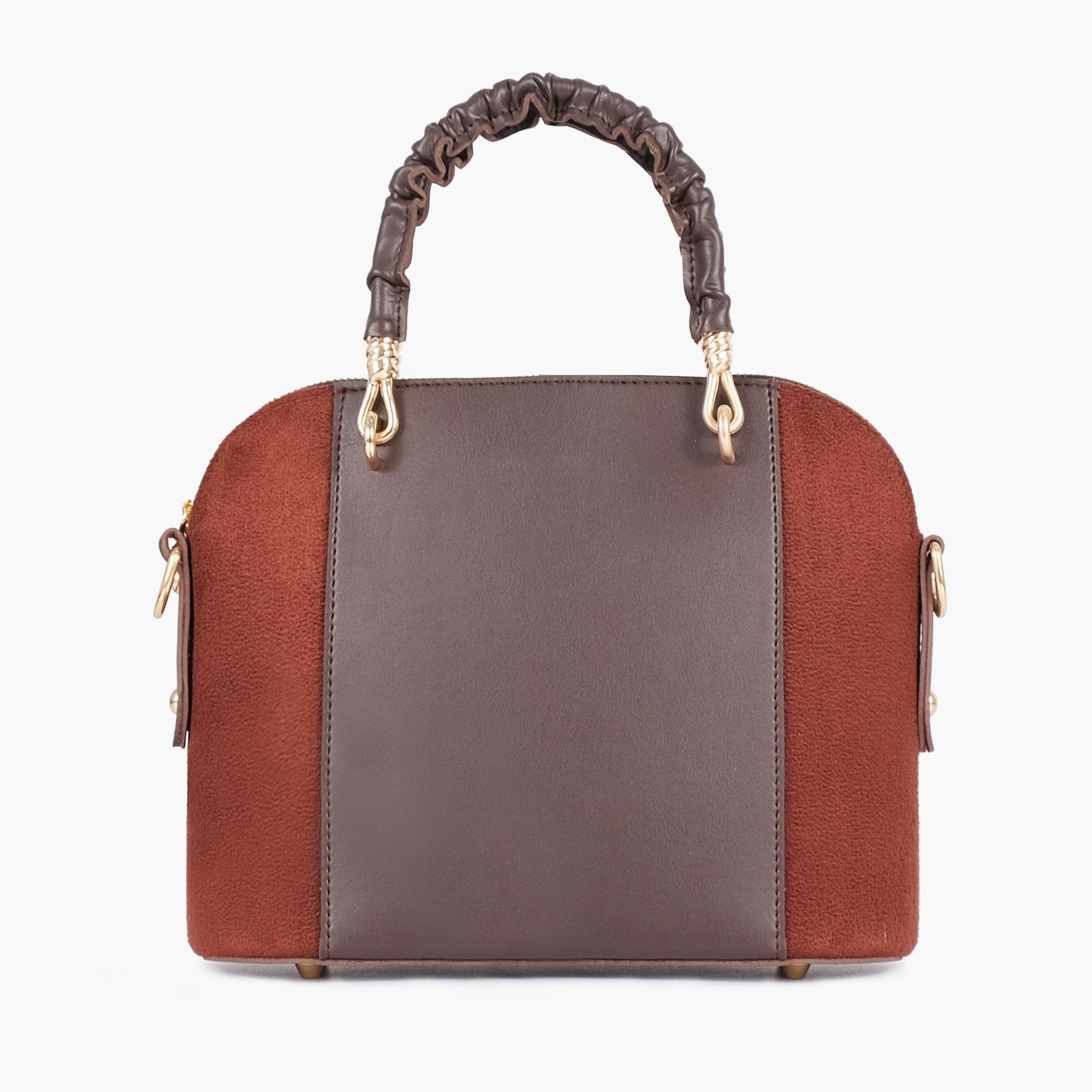 Buy Suede Small Evening Bag - Dark Brown in Pakistan