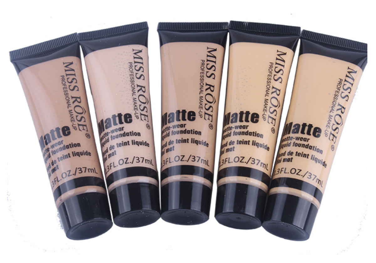 Buy Miss Rose 5 In 1 Exclusive Deal Lipstick Liquid Foundation Concealer Eye Liner Blender in Pakistan