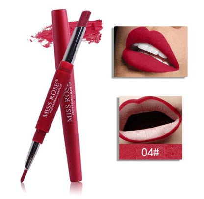 Buy Miss Rose High Pigment 2 In 1 Lip Liner + Lipstick in Pakistan