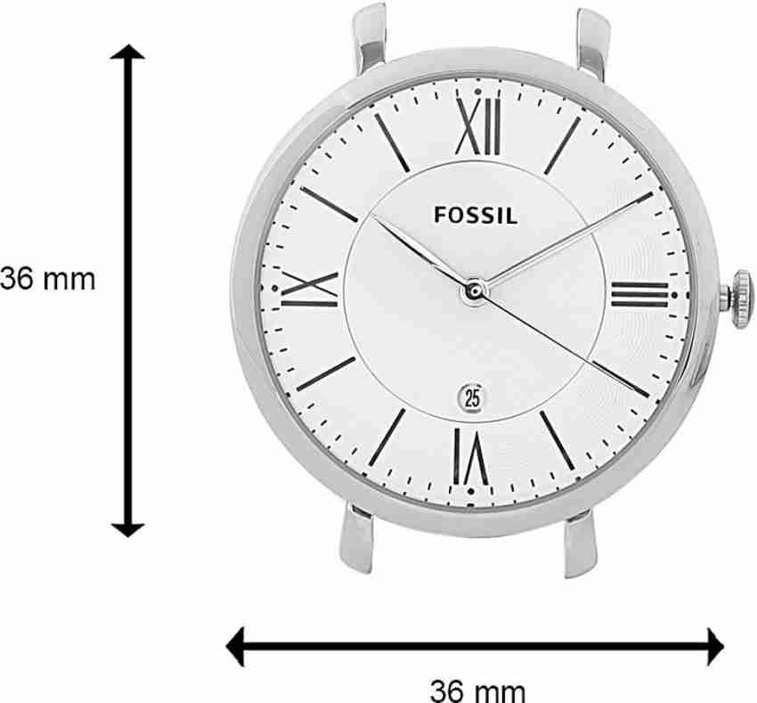 Buy Jacqueline White Dial Silver Steel Strap Watch For Women in Pakistan