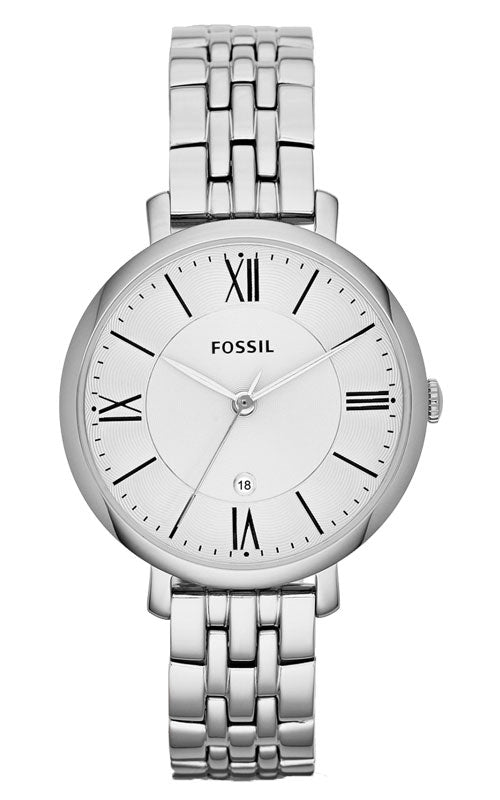 Buy Jacqueline White Dial Silver Steel Strap Watch For Women in Pakistan