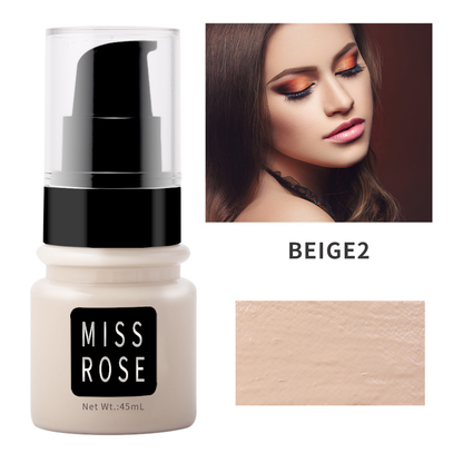 Buy Miss Rose Concealer Liquid Foundation Matte Oil Control Isolation Foundation Cream Moisturizing Sweat Proof And Lasting 45 - Ml in Pakistan