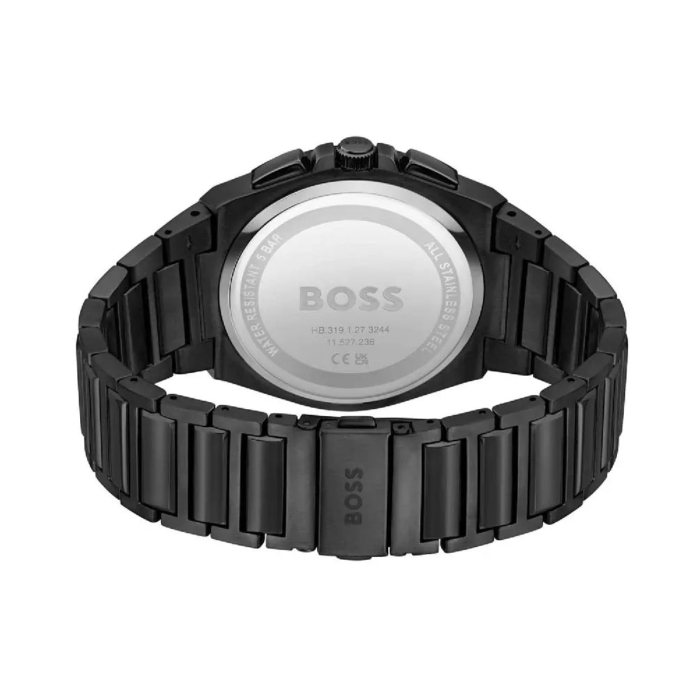 Buy Hugo Boss Men's Chronograph Black Stainless Steel Watch 1514043 in Pakistan