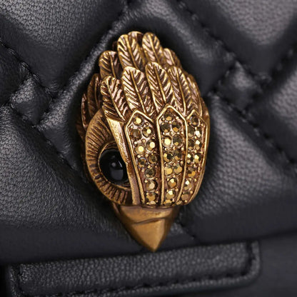 Buy Kurt Geiger Mini Kensington Shoulder Bag In Leather Small - Black Combination in Pakistan