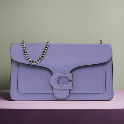 Buy Coach Chain Plain Leather Bridal Logo Bag in Pakistan