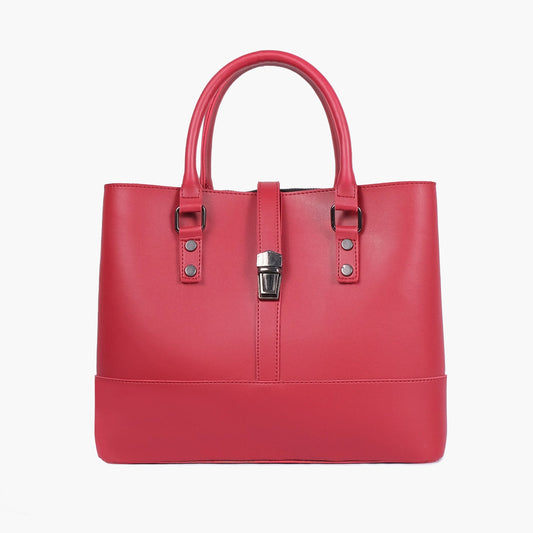 Buy Multi Compartment Shoulder Bag - Maroon in Pakistan