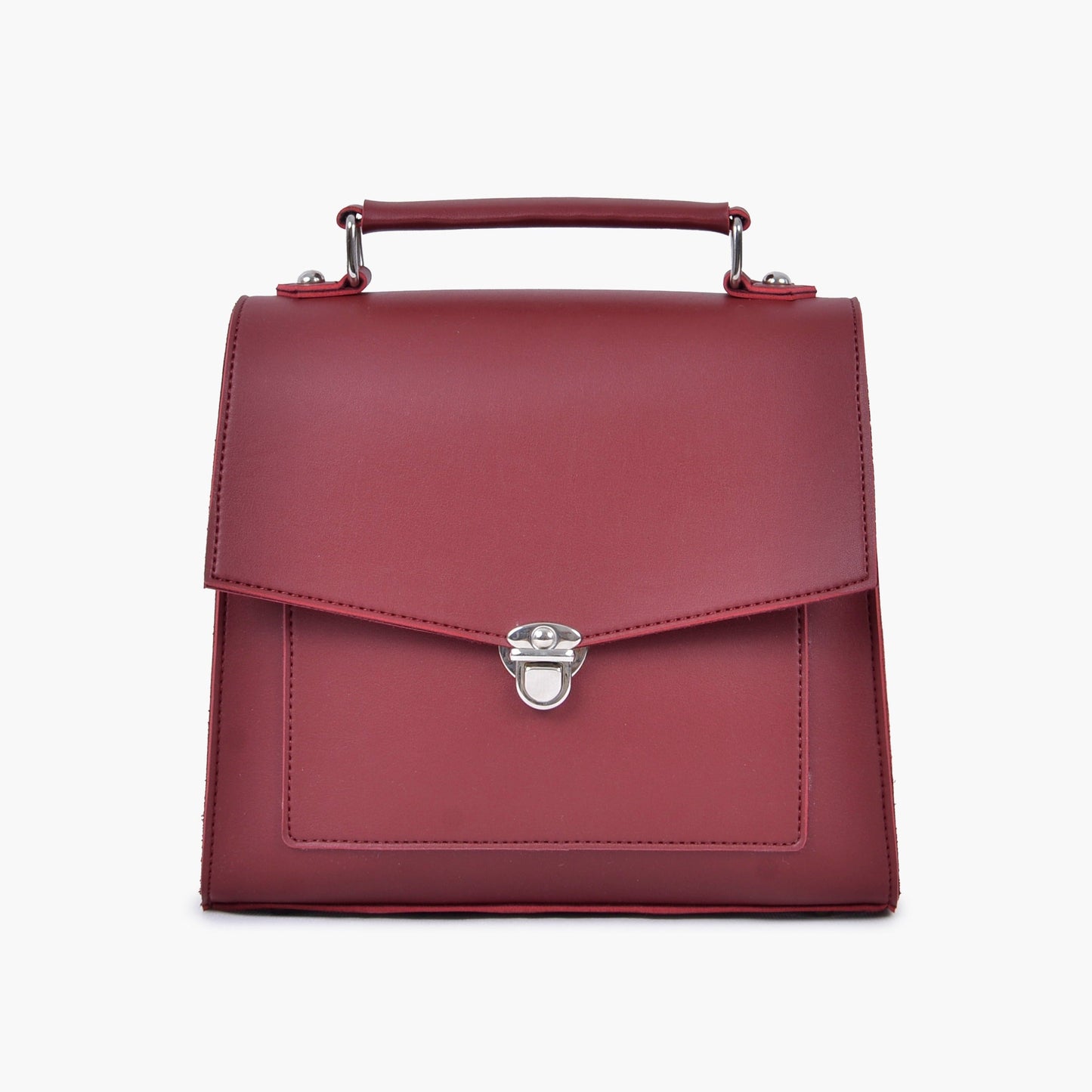 Buy Push Lock Messenger Bag - Maroon in Pakistan