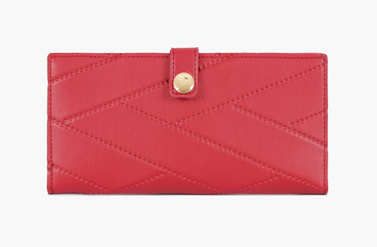 Buy Quilted Two Fold Wallet - Maroon in Pakistan
