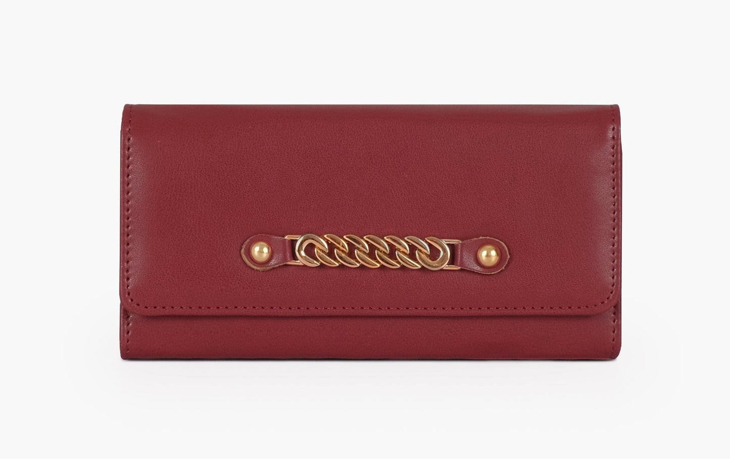 Buy Three Fold Wallet - Maroon in Pakistan