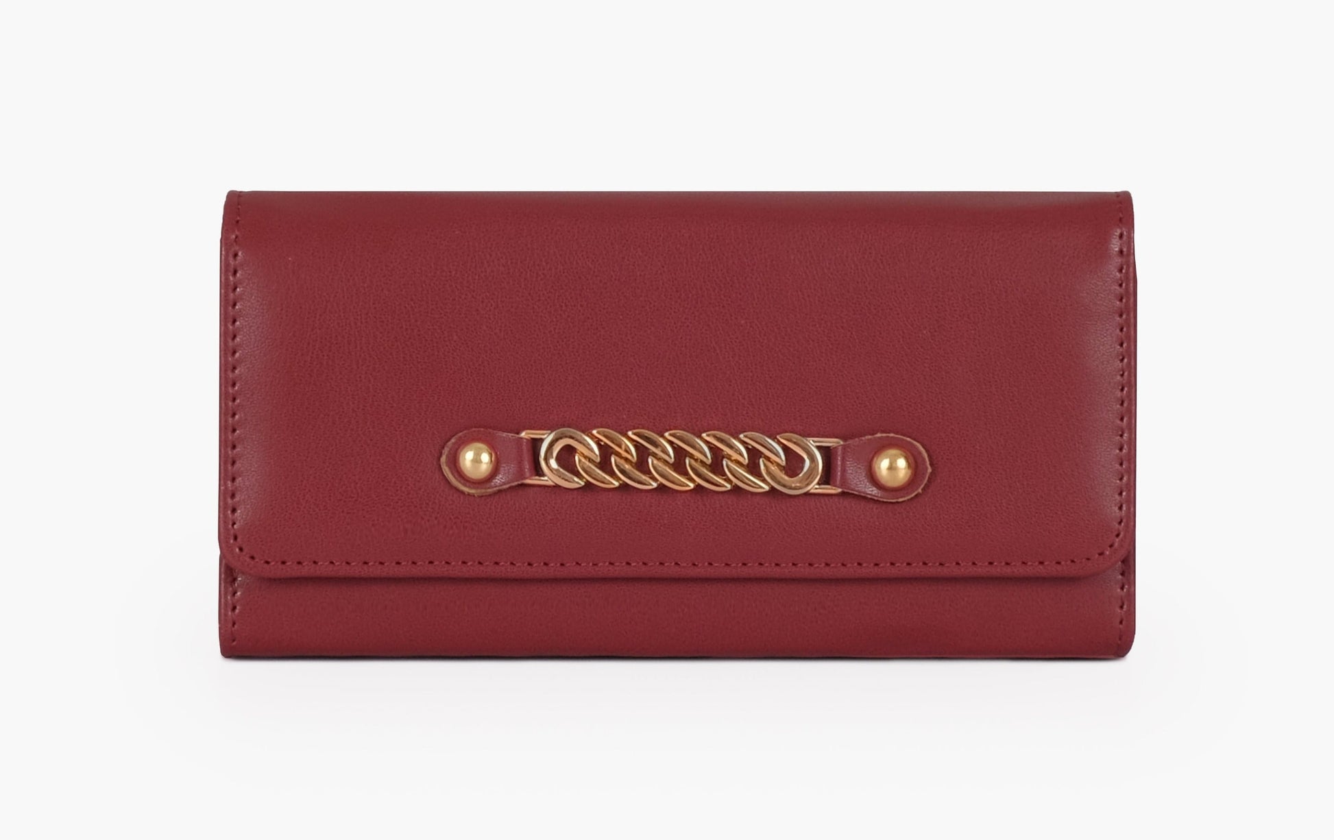Buy Three Fold Wallet - Maroon in Pakistan